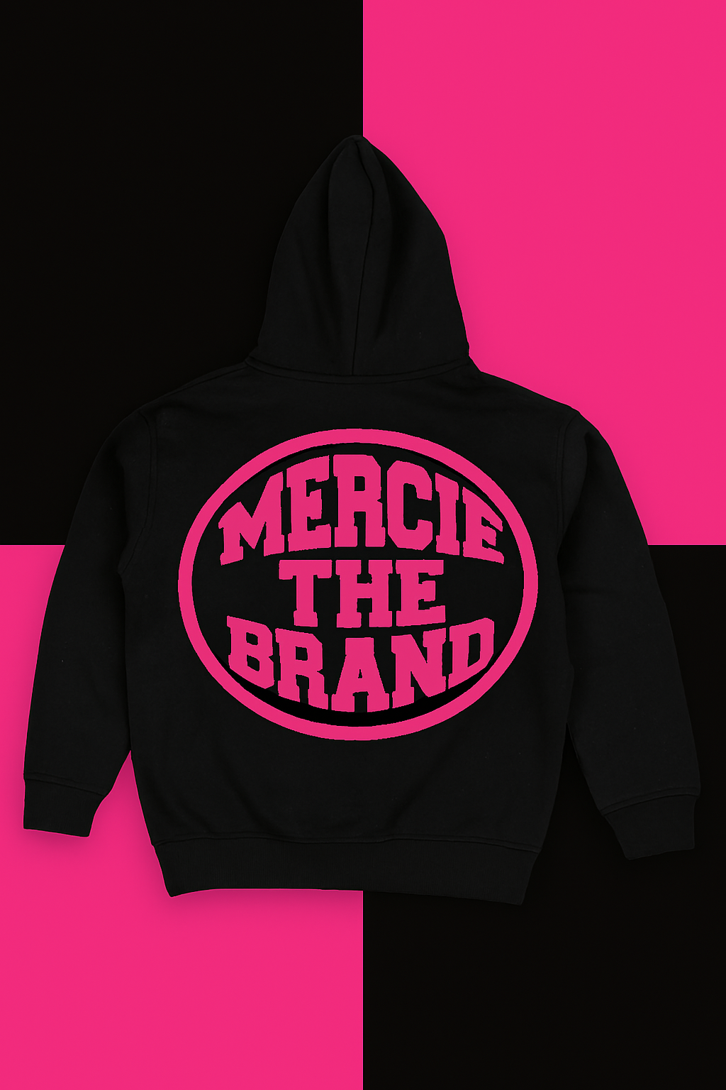 XO Black/Pink Rhinestone Sweatsuits